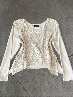 Vintage Ribbon Lace Bohemian Top